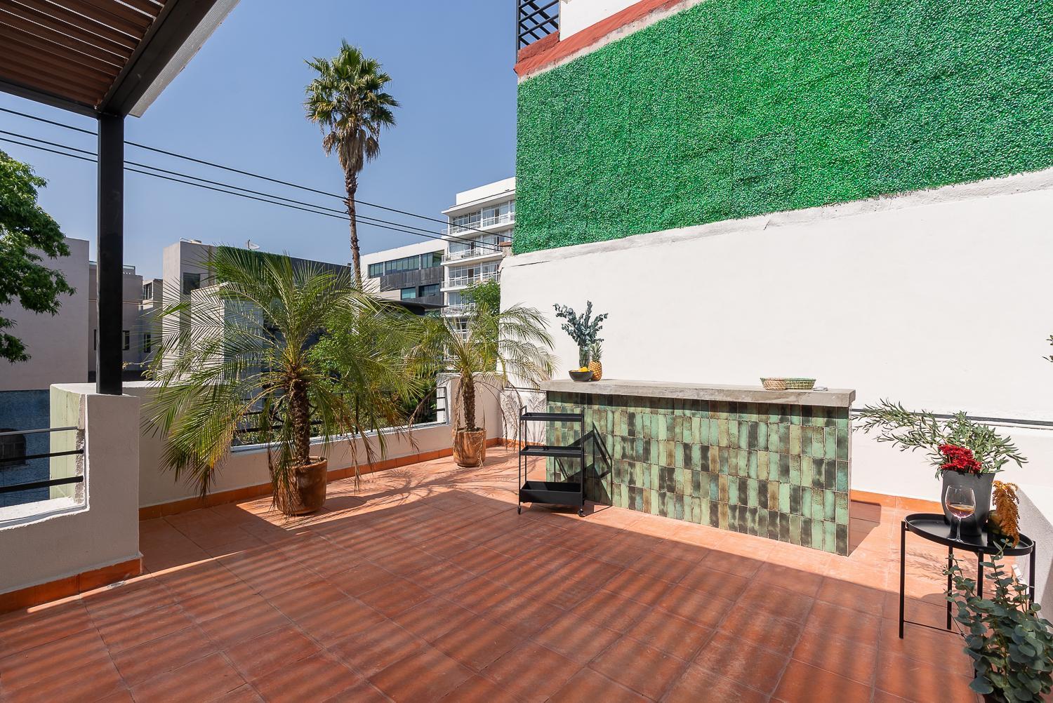 Villa Luxury Art-deco Style In Condesa - Casa Estudio De Arte *